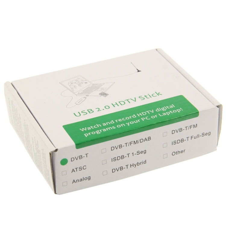 USB 2.0 DVB-T Stick, Support MPEG-4 Compression Format, Chip: IT19135(Black)