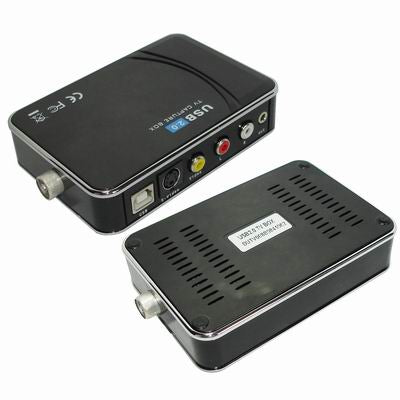 USB 2.0 Analog signals TV Capture Box(Black)