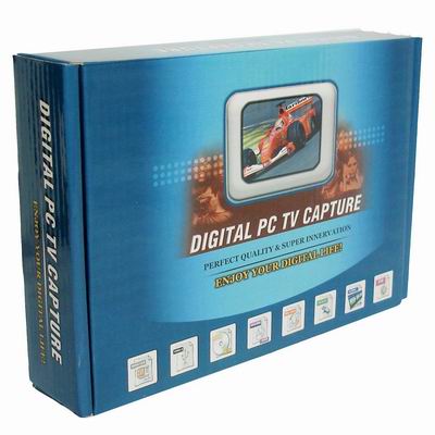 USB 2.0 Analog signals TV Capture Box(Black)