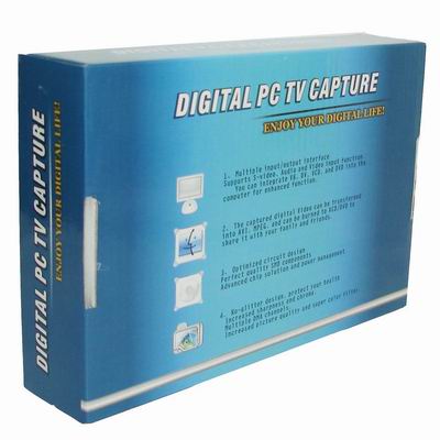 USB 2.0 Analog signals TV Capture Box(Black)