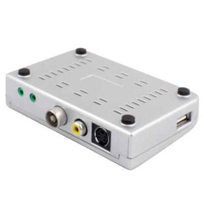 External TV Tuner Box, Supports NTSC, PAL or SECAM System, for LCD BOX Monitor(Silver)