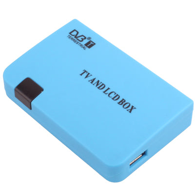 Stand-alone DVB-T Receiver TV / LCD Box(Blue)