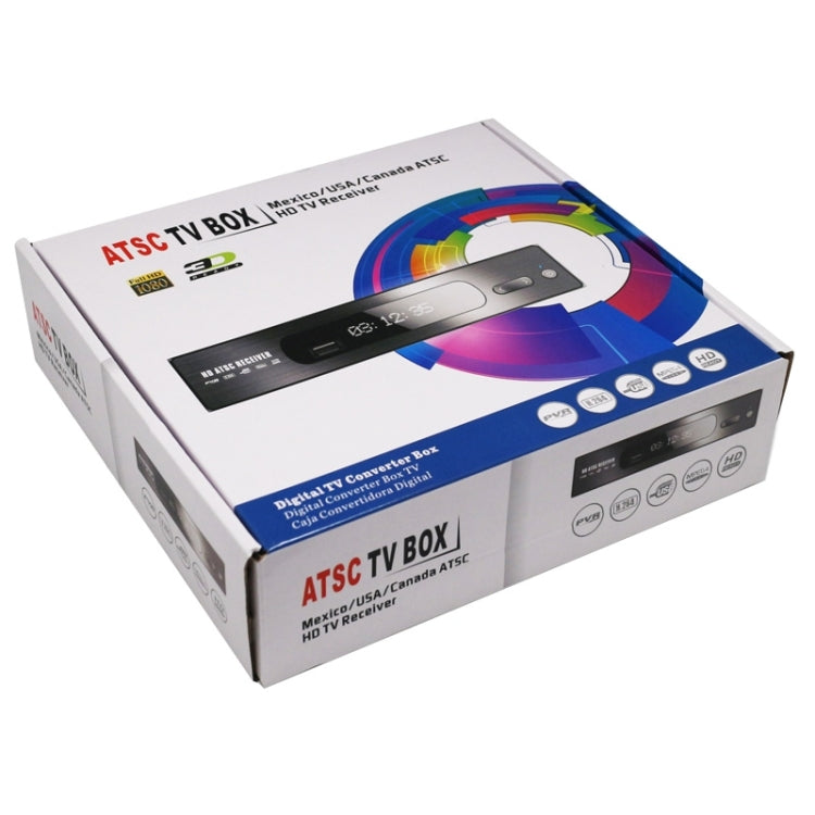 HD H2.64 MPEG 4 Digital ATSC TV Tuner for Air Channels 1080P HDMI Component Video Output, Suits for Canada ,Mexico,United States