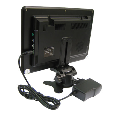 9.8 inch Wide LCD mini monitor/Analog TV with FM Radio, Support SD/MMC Card, USB flash disk(Black)