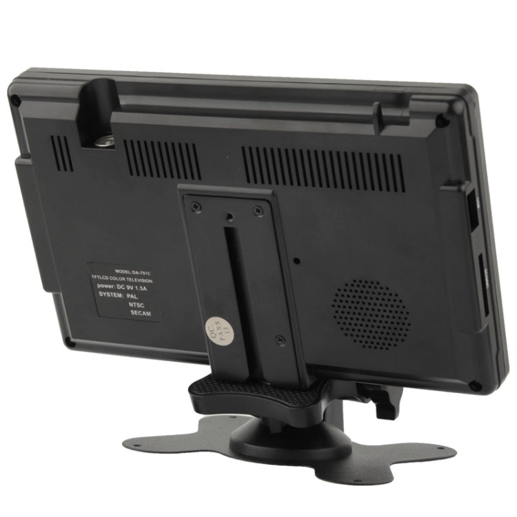 7.8 inch Wide LCD Mini Monitor / Analog TV with wide View Angle, Support SD / MMC Card, USB Flash Disk, AV In Function (DA-701C)