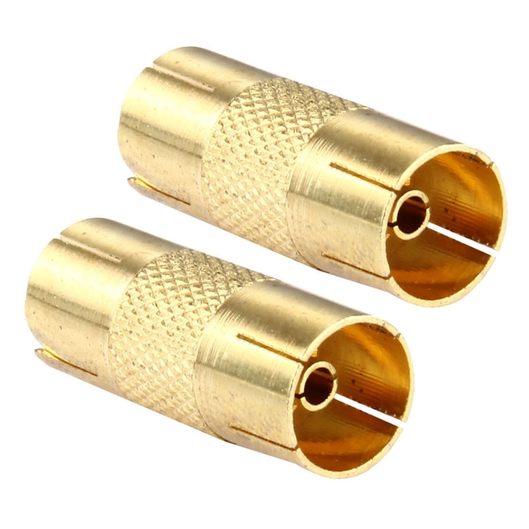 TV Female to TV Female Adapter Connector, Gold Plated