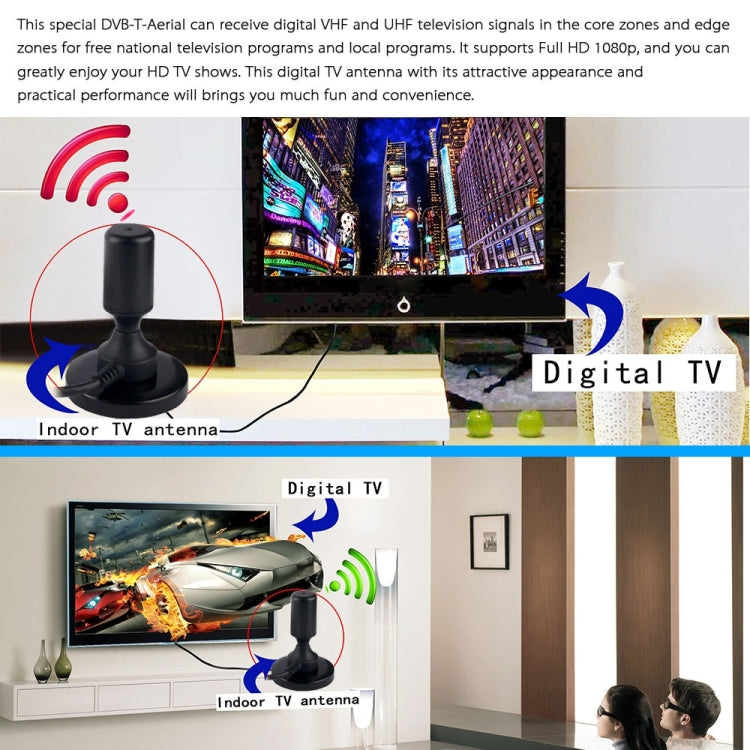 15DB DVB - TW15 Digital HDTV TV Antenna(Black)