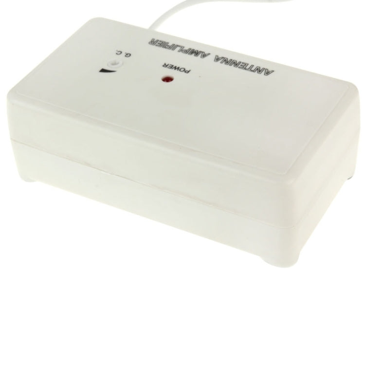 High Quality TV330 Indoor Antenna Amplifier with Gain Control(White)