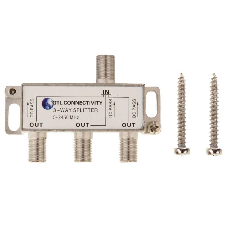 3 Way Antenna Signal Amplifier Booster Splitter