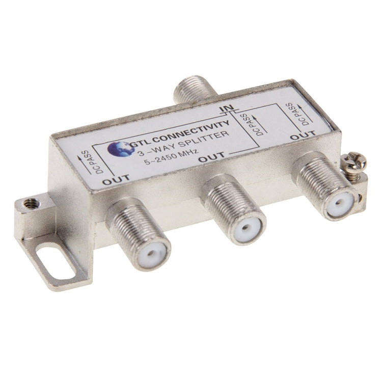 3 Way Antenna Signal Amplifier Booster Splitter