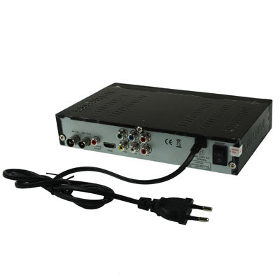 1080P Full HD DVB-T Digital Terrestrial Receiver with Remote Controller, MPEG-2 / MPEG-4 / H.264 Compression Format(Black)