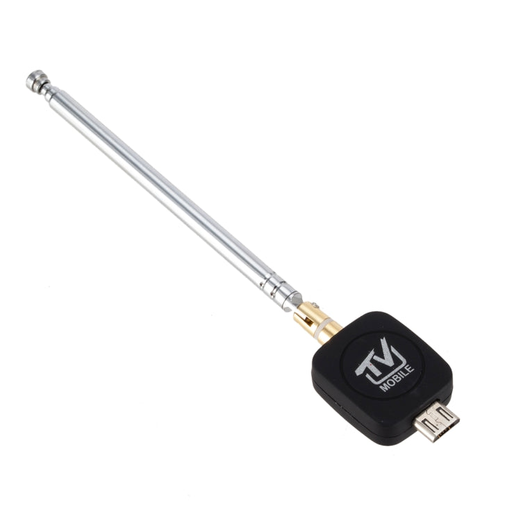 Micro USB 2.0 Mobile Watch DVB-T TV Tuner Stick for Android Phone/Pad(Black)
