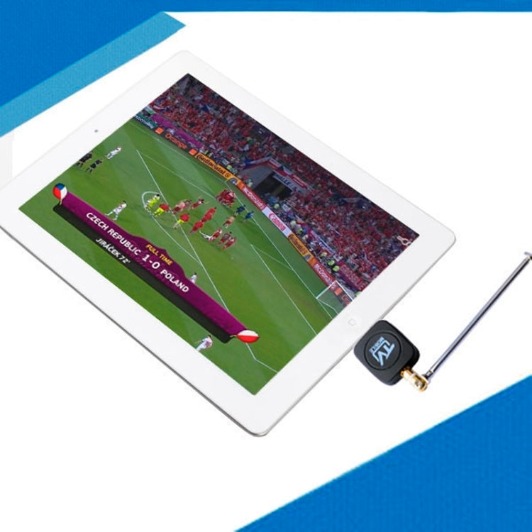 Micro USB 2.0 Mobile Watch DVB-T TV Tuner Stick for Android Phone/Pad(Black)