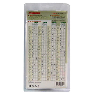 10 in 1 Universal Remote Control TV VCR VCD DVD CD (RM-101)(Black)