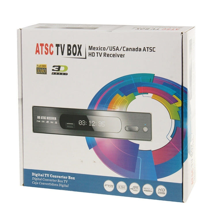 ATSC TV Box Full HD 1080p HD TV Receiver, Mexico / USA / Canada ATSC