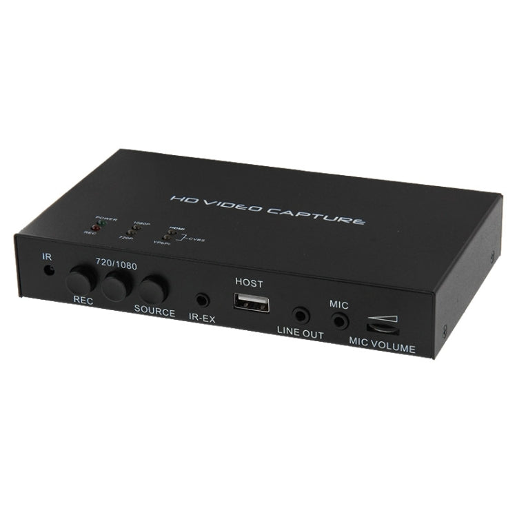 HD 1080P HDMI Video Capture Recorder Box, Support YPbPr / CVBS / USB HOST / AV