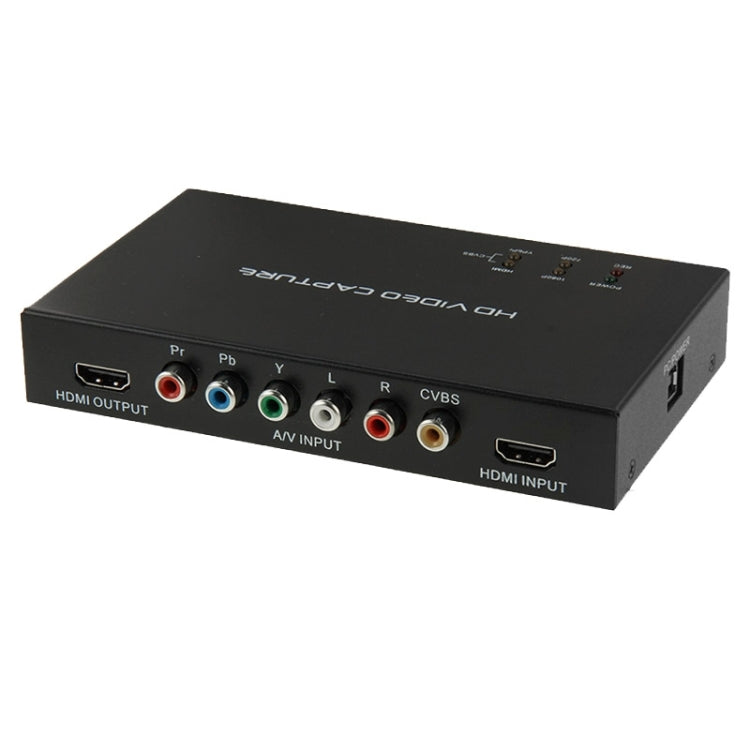 HD 1080P HDMI Video Capture Recorder Box, Support YPbPr / CVBS / USB HOST / AV