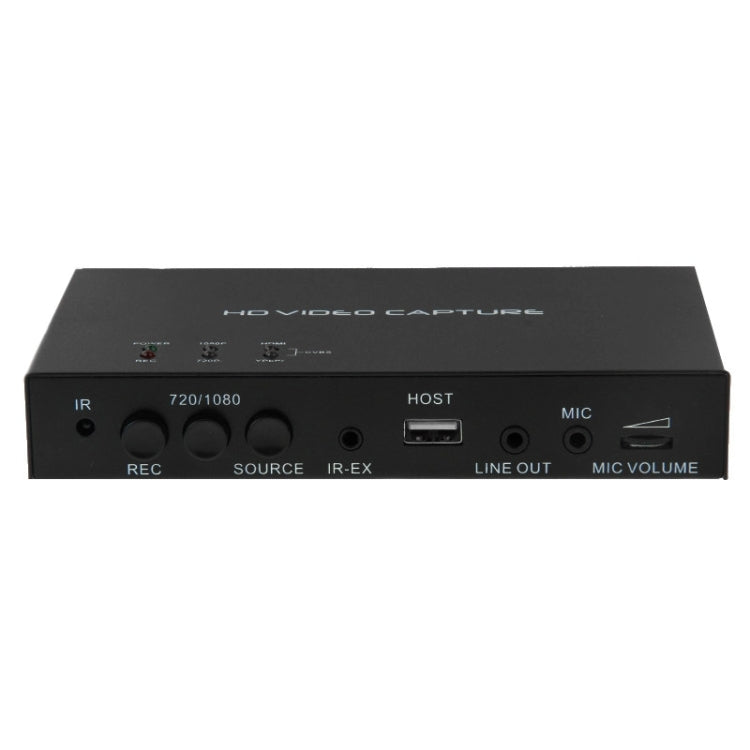 HD 1080P HDMI Video Capture Recorder Box, Support YPbPr / CVBS / USB HOST / AV