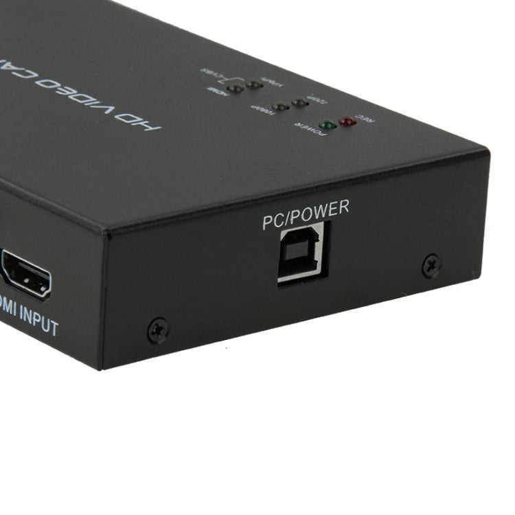HD 1080P HDMI Video Capture Recorder Box, Support YPbPr / CVBS / USB HOST / AV