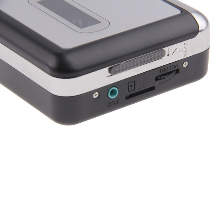 Plug and Play TF Card/Micro SD Cassette Tape to MP3 Converter (Black + Silver)