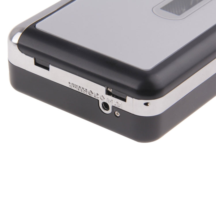 Plug and Play TF Card/Micro SD Cassette Tape to MP3 Converter (Black + Silver)