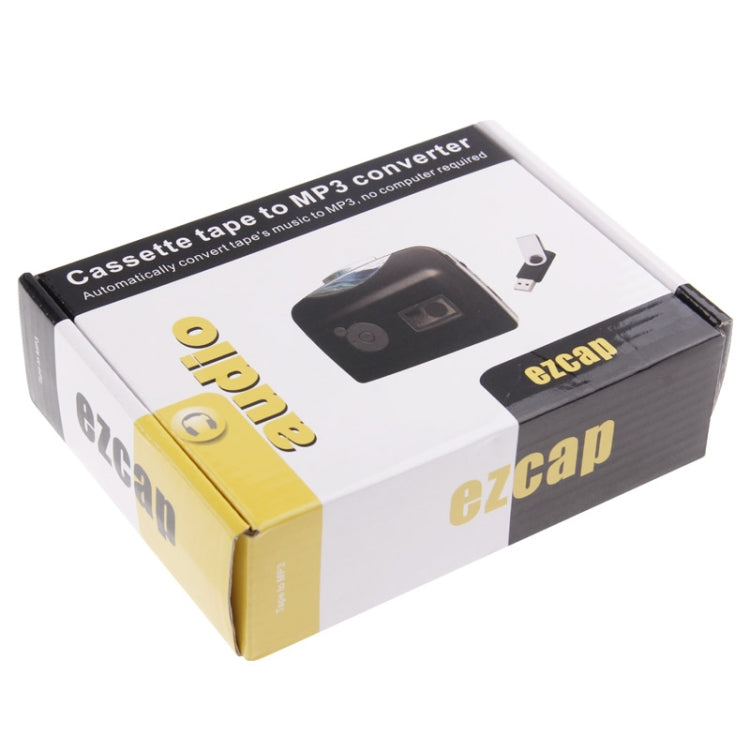 Plug and Play TF Card/Micro SD Cassette Tape to MP3 Converter (Black + Silver)