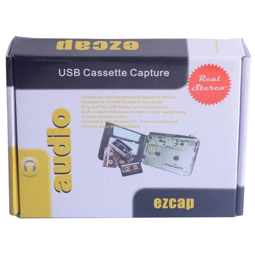 USB Stereo Cassette Capture Cassette to MP3 Converter