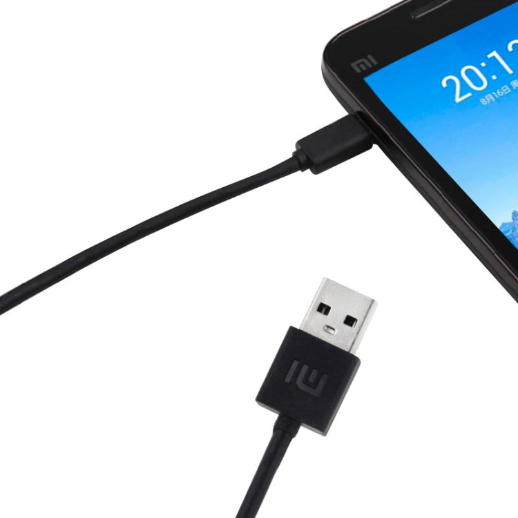 High Quality Xiaomi USB Data Sync Cable for Galaxy S6 / S5, HTC, LG, Xiaomi Mi4 / Mi3 / Mi2s / Mi2 / Redmi Note / other Android Phones(Black)