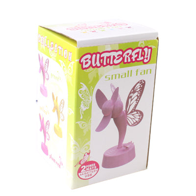 Mini Butterfly Style Fan (USB / Battery Power Supply), Blue(Blue)