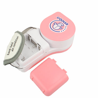 Hand-Held USB Air Condition Fan(Pink)