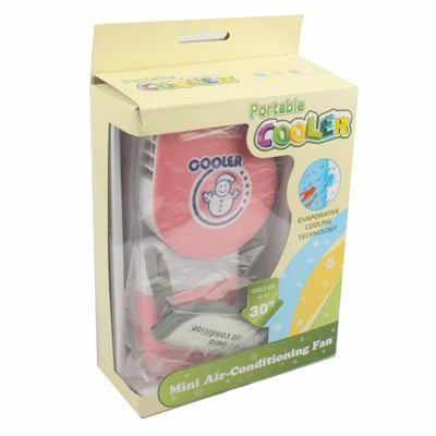 Hand-Held USB Air Condition Fan(Pink)