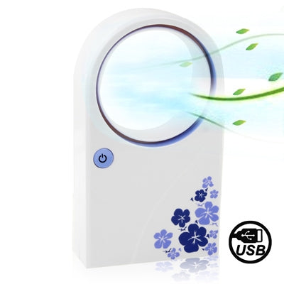Hand-Held Mini USB Round Shaped Electric Bladeless Air-condition