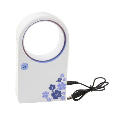 Hand-Held Mini USB Round Shaped Electric Bladeless Air-condition