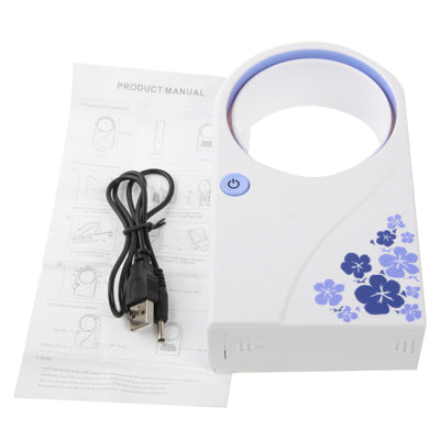 Hand-Held Mini USB Round Shaped Electric Bladeless Air-condition
