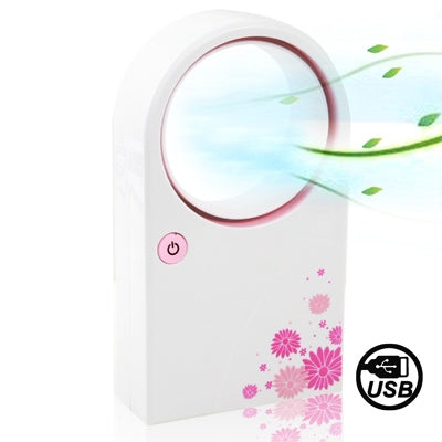 Hand-Held Mini USB Round Shaped Electric Bladeless Air-condition