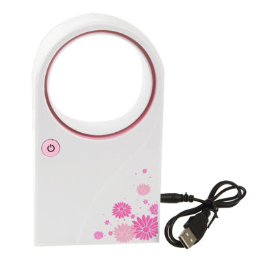 Hand-Held Mini USB Round Shaped Electric Bladeless Air-condition