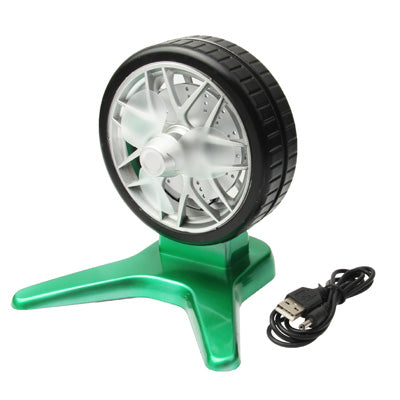 Wheel Style USB Desk Cooling Fan for Notebook