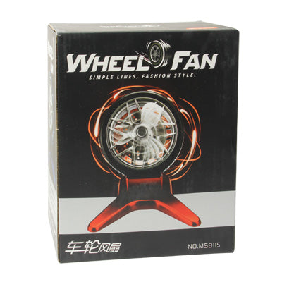 Wheel Style USB Desk Cooling Fan for Notebook