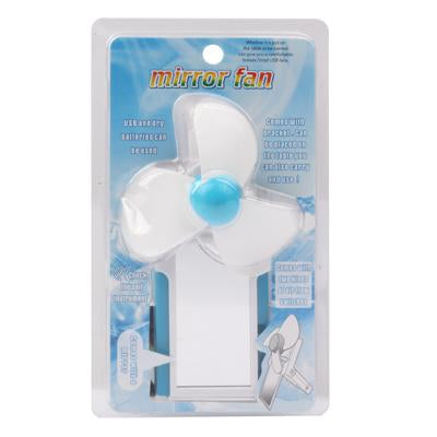 Electric USB Mini Cooling Fan USB Device Gadget with Mirror & Bracket