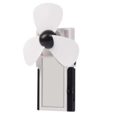 Electric USB Mini Cooling Fan USB Device Gadget with Mirror & Bracket