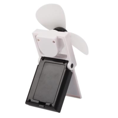 Electric USB Mini Cooling Fan USB Device Gadget with Mirror & Bracket