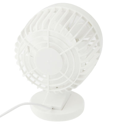 MSF-806 USB Dual Layers Blades Fan with Switch, Size: 13 x 10 x 7cm(White)