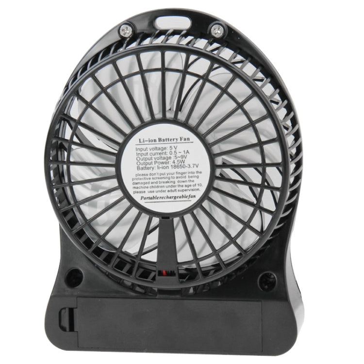 4 inch Portable USB Mini Fan with Wind Third Gear Adjustment, Size: 14cm x 10.5cm x 4cm
