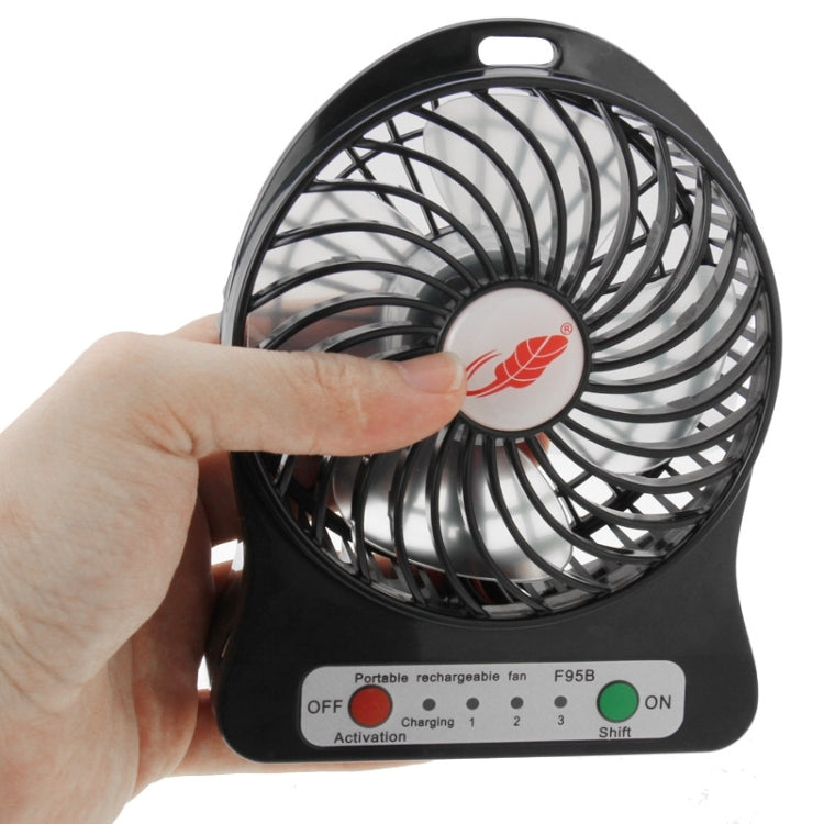 4 inch Portable USB Mini Fan with Wind Third Gear Adjustment, Size: 14cm x 10.5cm x 4cm