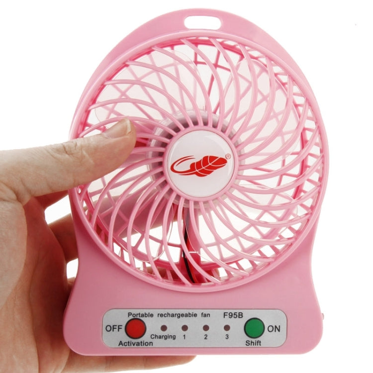 4 inch Portable USB Mini Fan with Wind Third Gear Adjustment, Size: 14cm x 10.5cm x 4cm