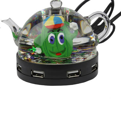 Marvelous liquid usb 4 ports mini hub , USB 2.0, Teapot type design