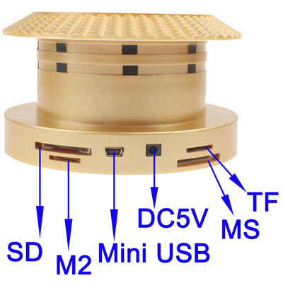 Hakka Earth Building 4 Ports USB 2.0 HUB + Speaker + Card Reader