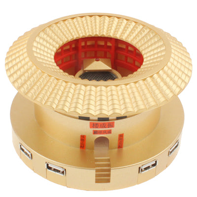 Hakka Earth Building 4 Ports USB 2.0 HUB + Speaker + Card Reader