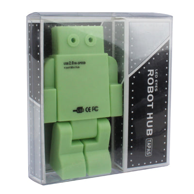 Robot Shape High Performance 4 Port USB 2.0 HUB, Plug and Play