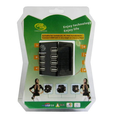 7 Ports USB 2.0 HUB(Black)